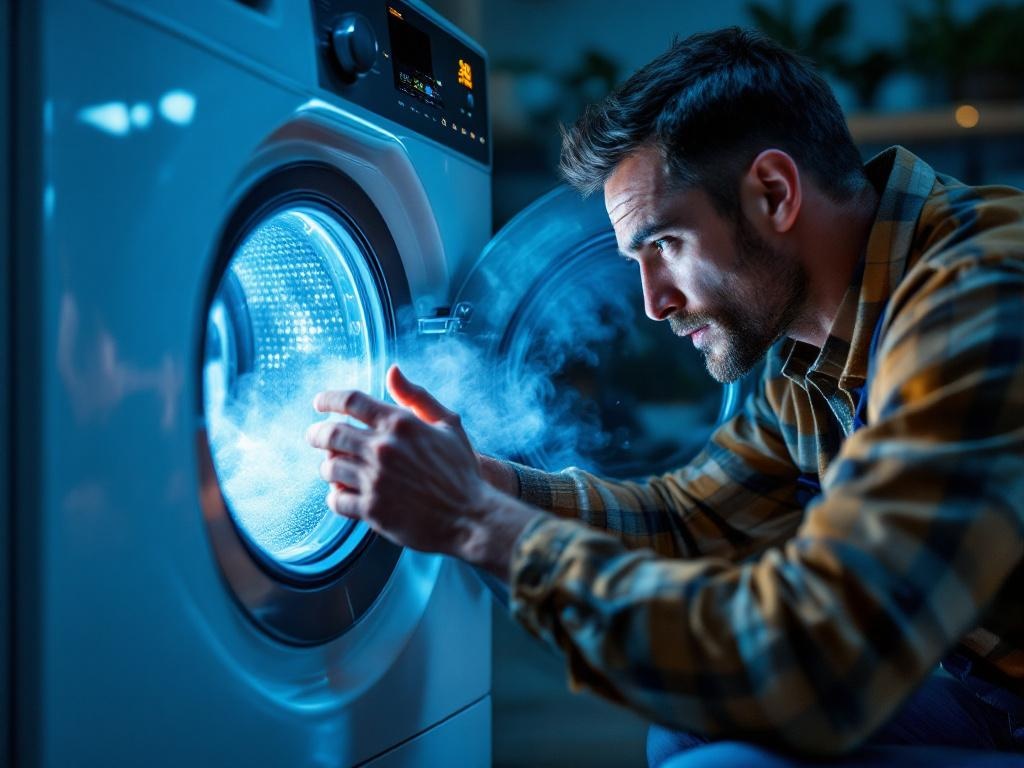 Lavadora con ciclos largos y agua caliente: causas
